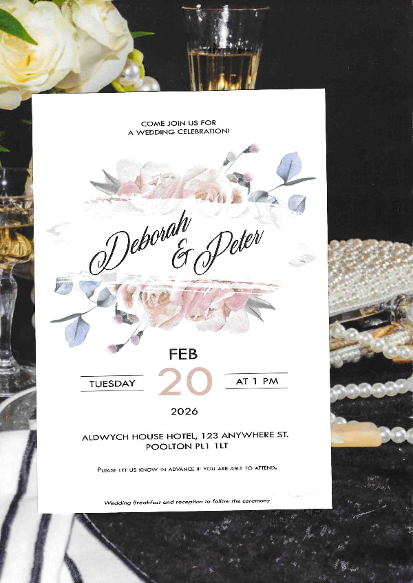 Camilla Wedding Invitation