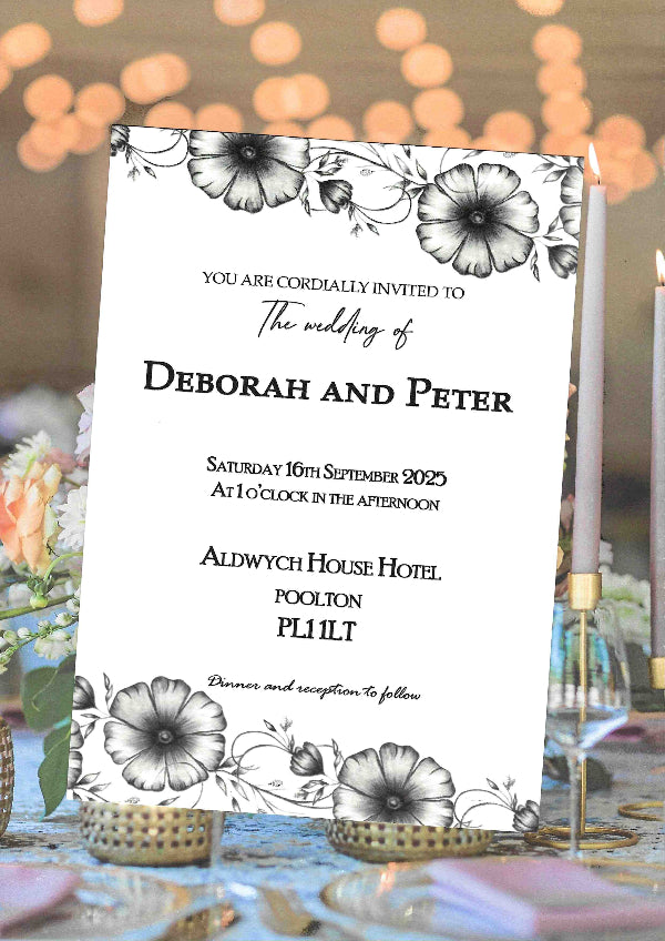 Eliza Wedding Invitation