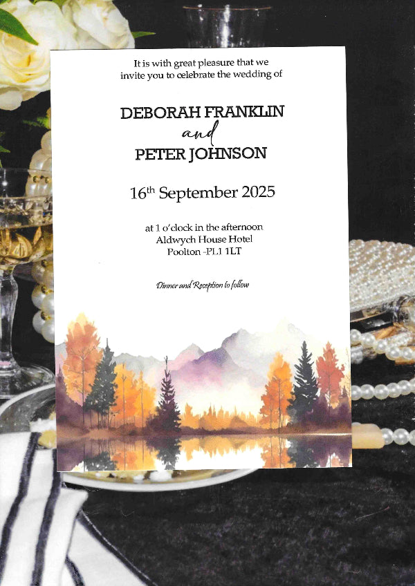 Celeste Wedding Invitation