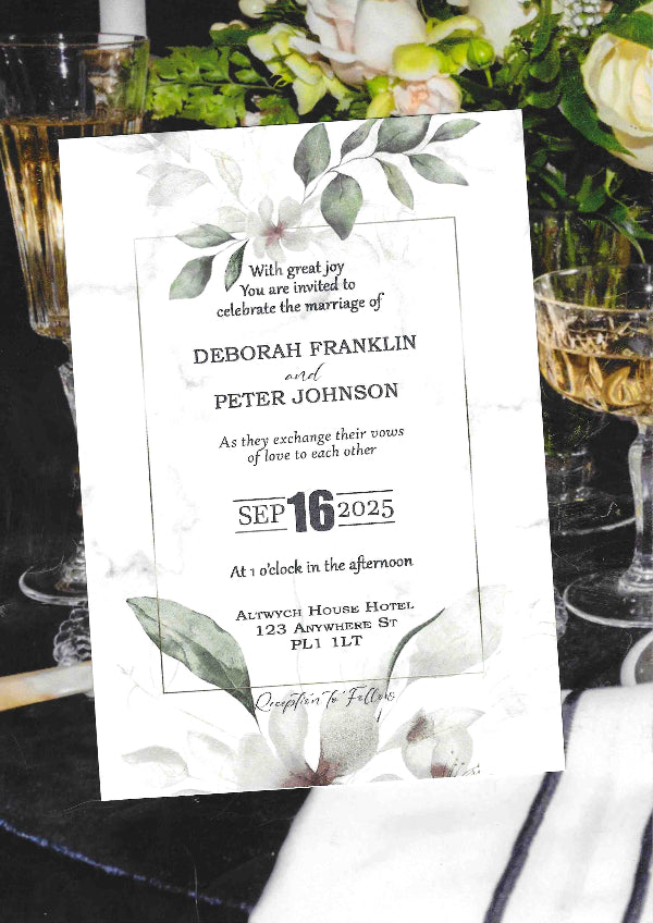 Bernadette Wedding Invitation