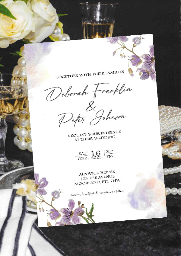 Blair Wedding Invitation