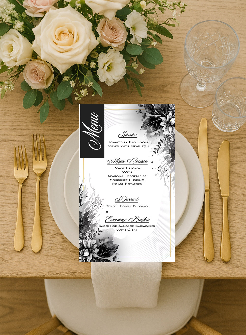 Quinn Collection - Menu