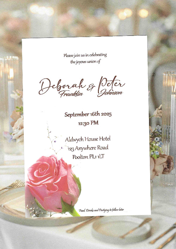 Evelyn Wedding Invitation