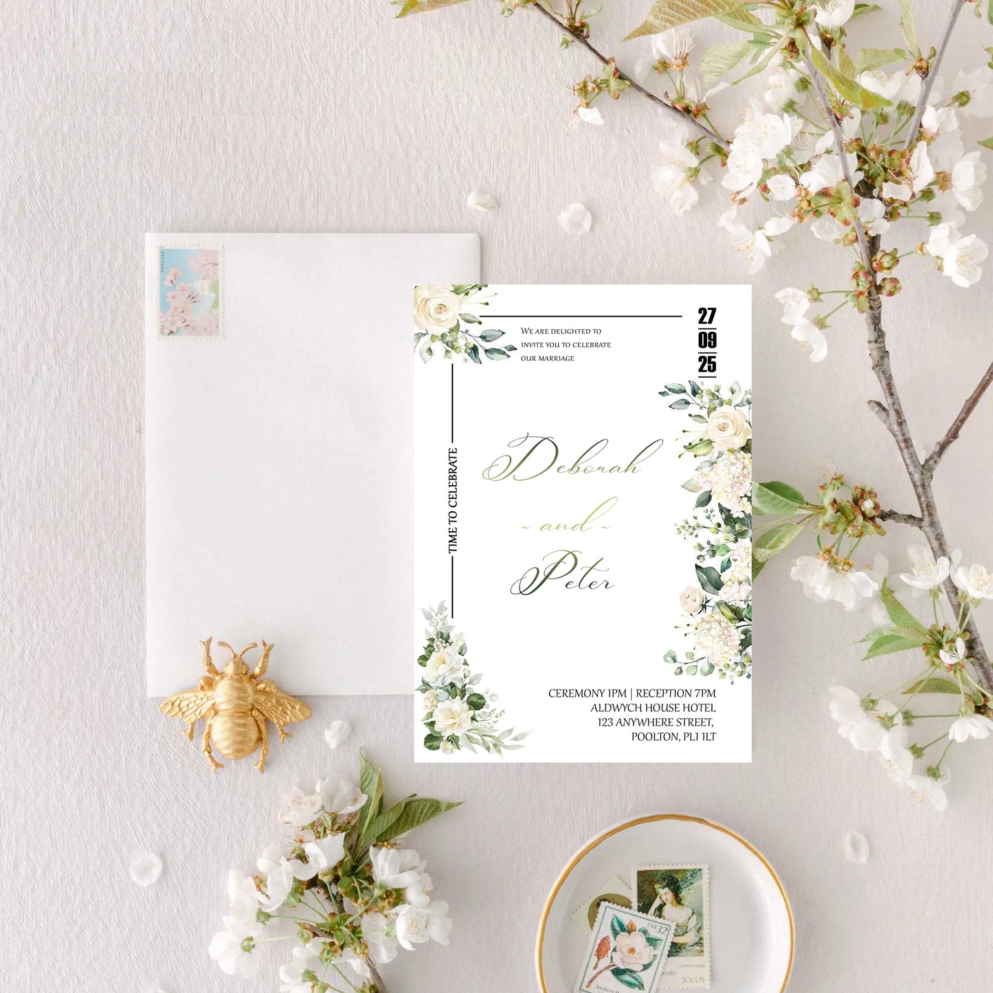 Florence Wedding Invitation