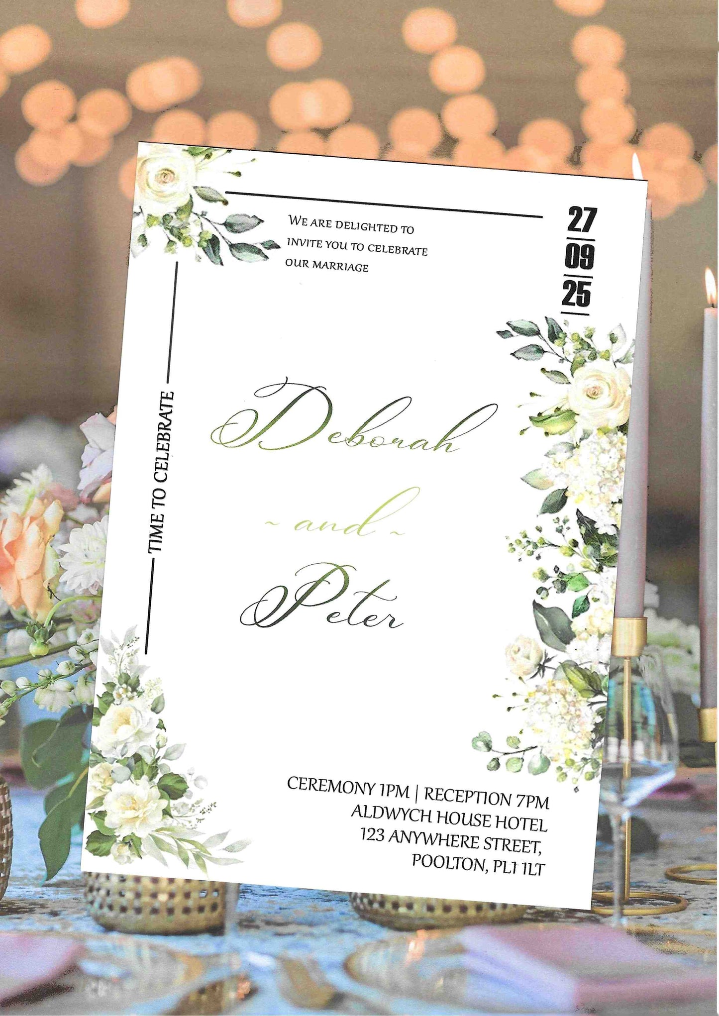 Florence Wedding Invitation