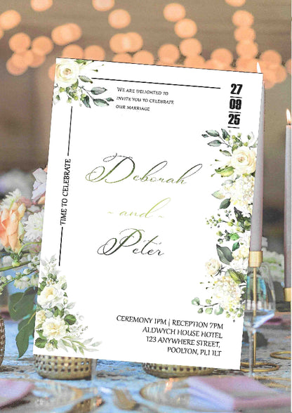 Florence Wedding Invitation