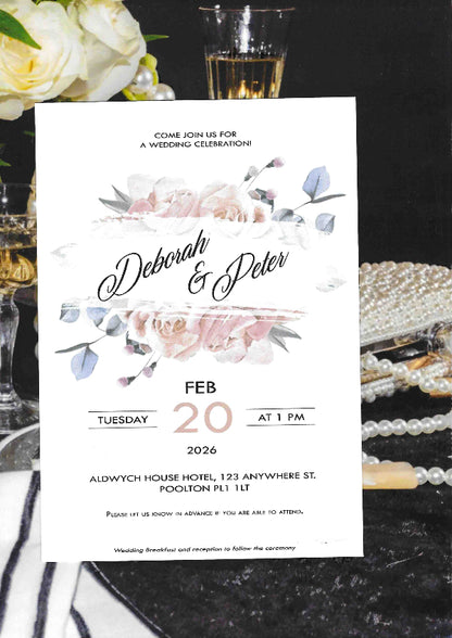 Camilla Wedding Invitation