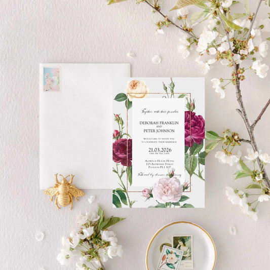 Brooke 2 Wedding Invitation