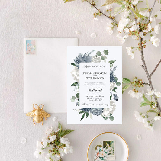 Brooke 3 Wedding Invitation