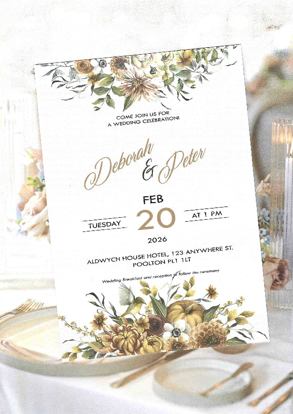 Emma Wedding Invitation