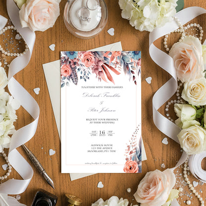 Daphne 1 Wedding Invitation