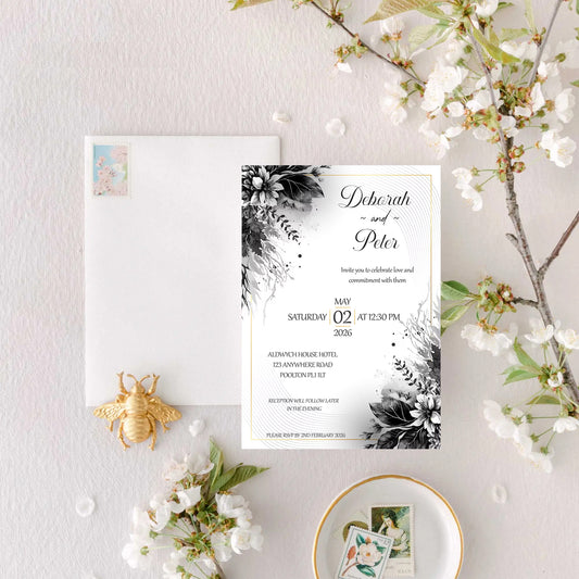 Quinn Wedding Invitation