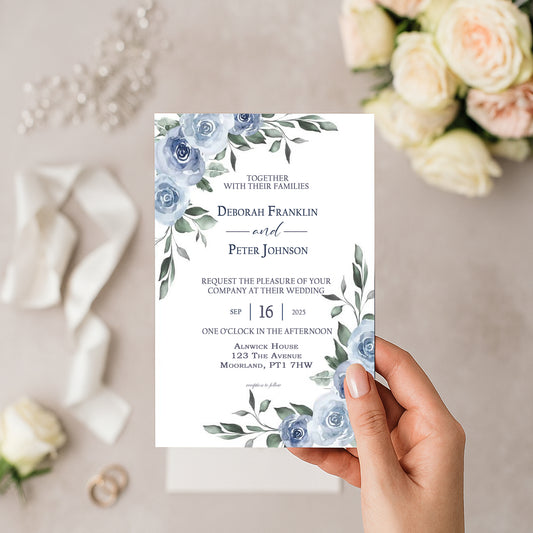 Holly Wedding Invitation