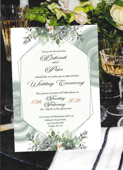 Adeline Wedding Invitation
