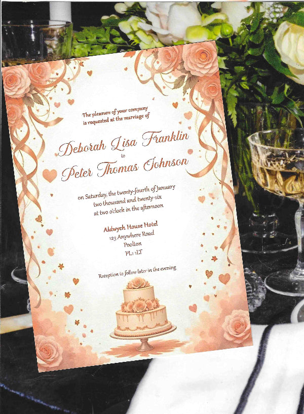 Anastasia Wedding Invitation