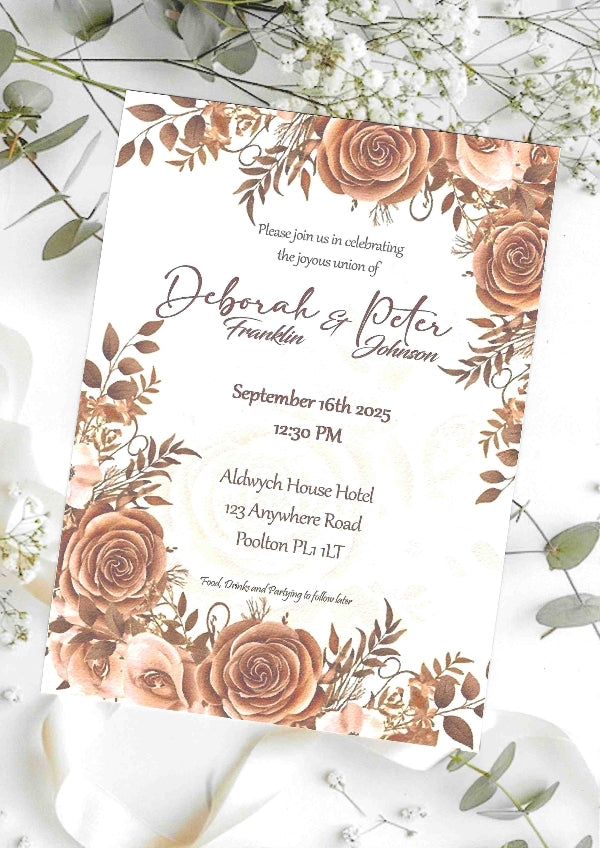 Aurora Wedding Invitation