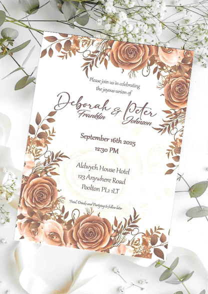 Aurora Wedding Invitation