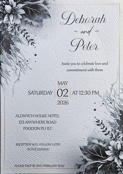 Quinn Wedding Invitation