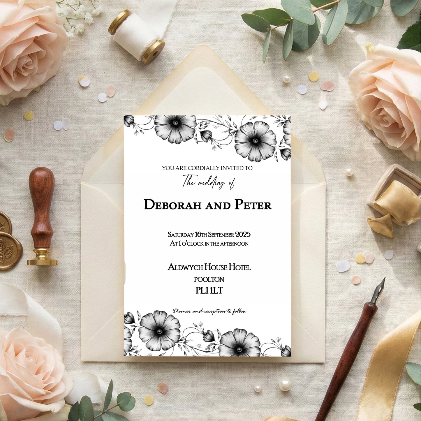 Eliza Wedding Invitation