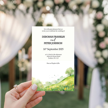 Claire Wedding Invitation