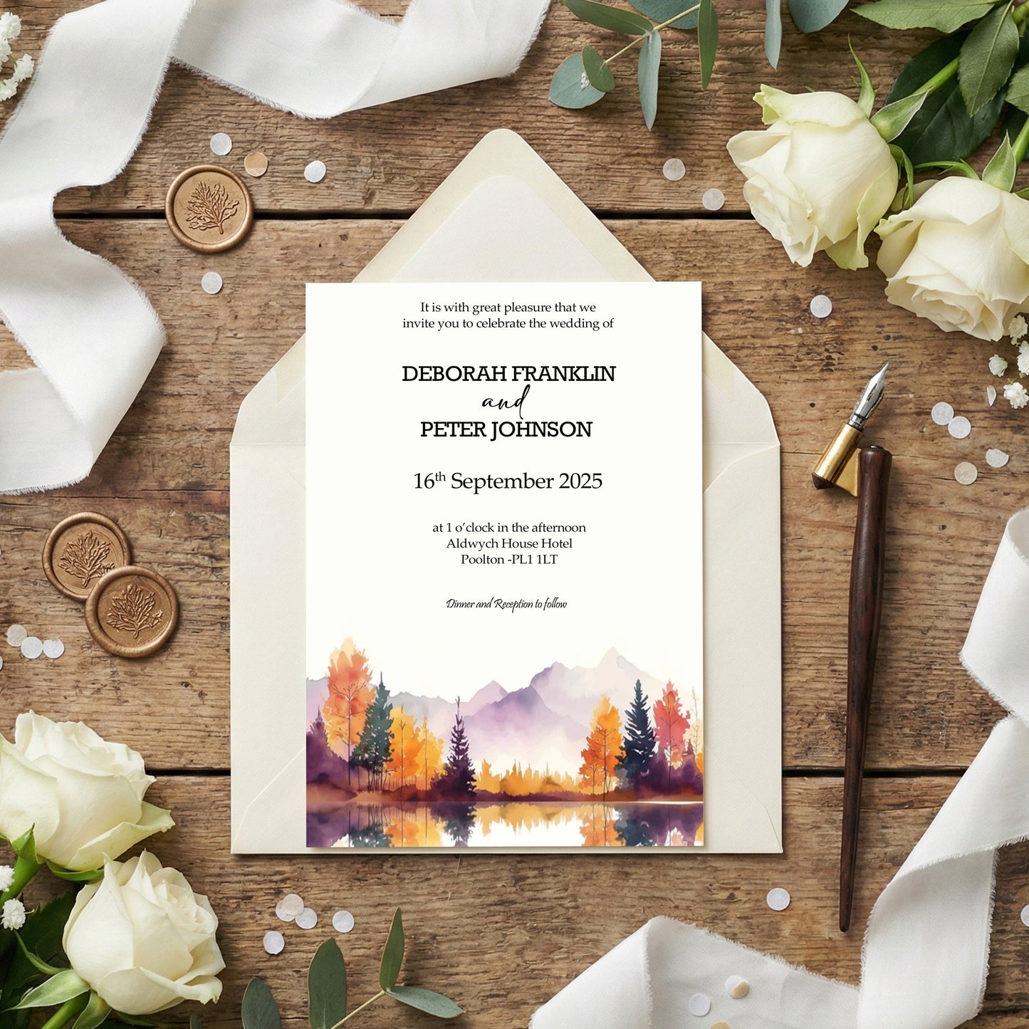 Celeste Wedding Invitation