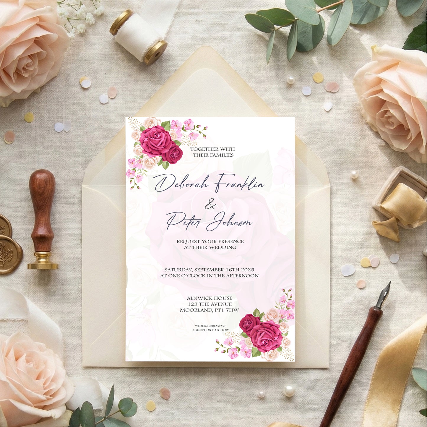 Faith Wedding Invitation