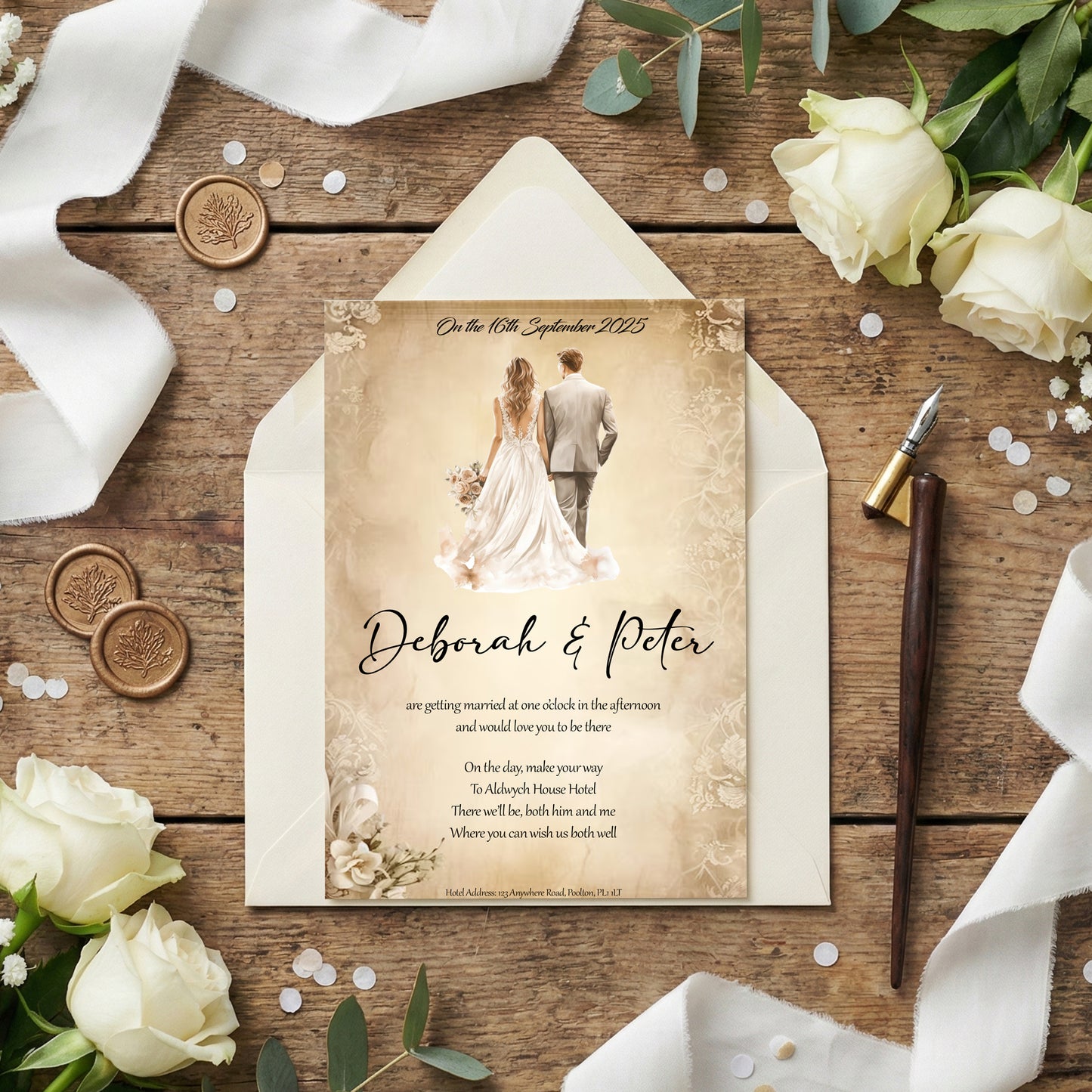 Bethany Wedding Invitation