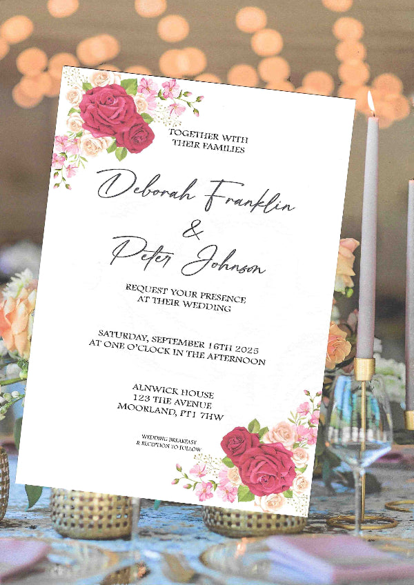 Faith Wedding Invitation