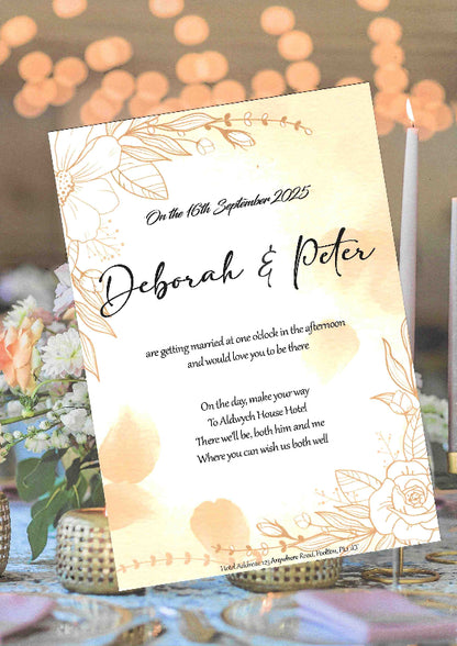 Ella Wedding Invitation