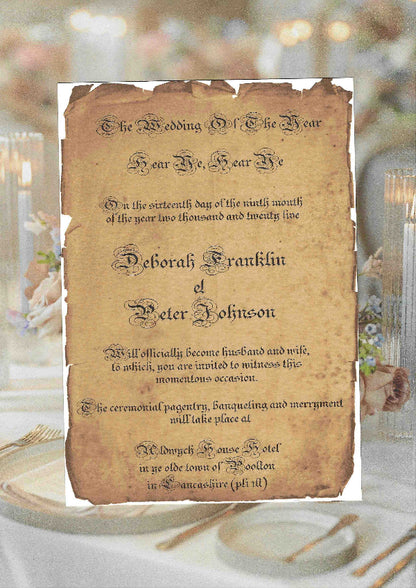 Hope Wedding Invitation