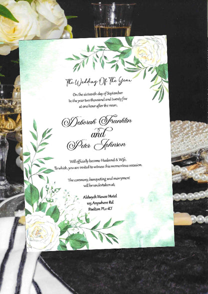 Caroline Wedding Invitation