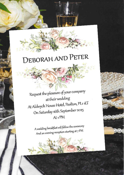 Catherine 1 Wedding Invitation