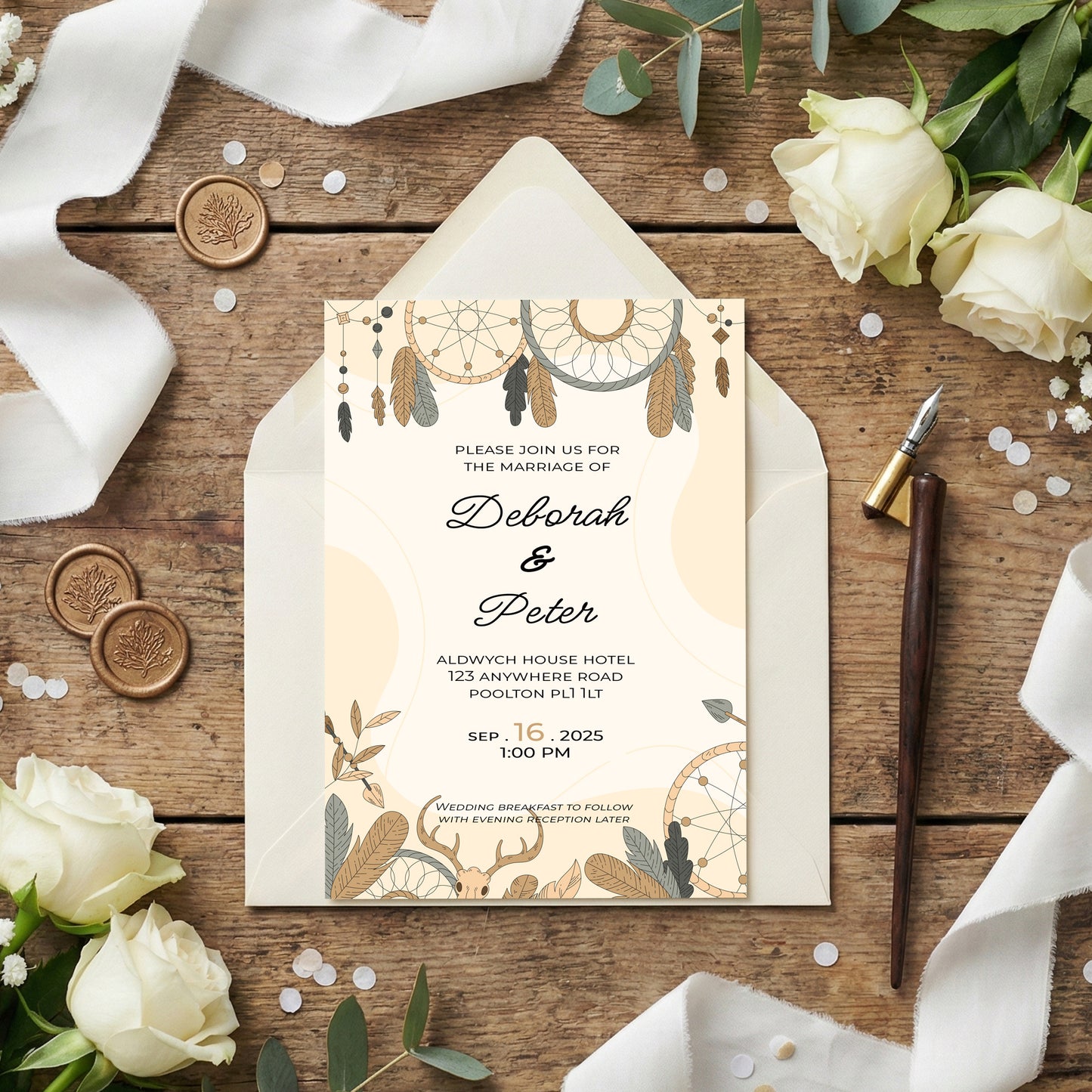 Charlotte Wedding Invitation