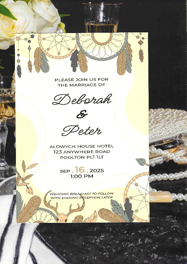Charlotte Wedding Invitation