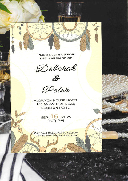 Charlotte Wedding Invitation