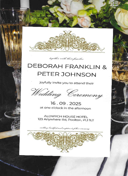 Aria Wedding Invitation