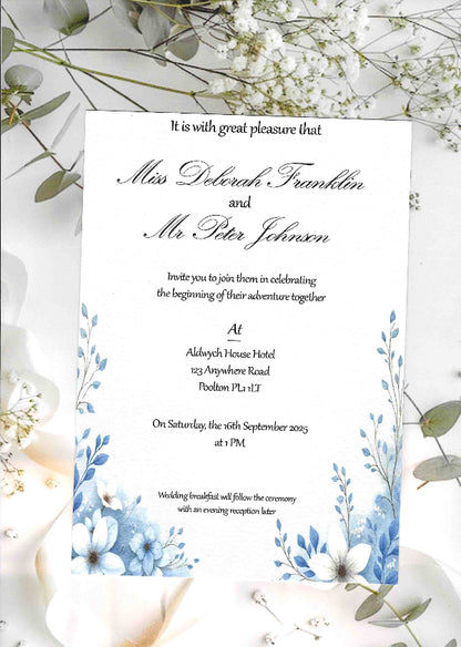 Athena Wedding Invitation