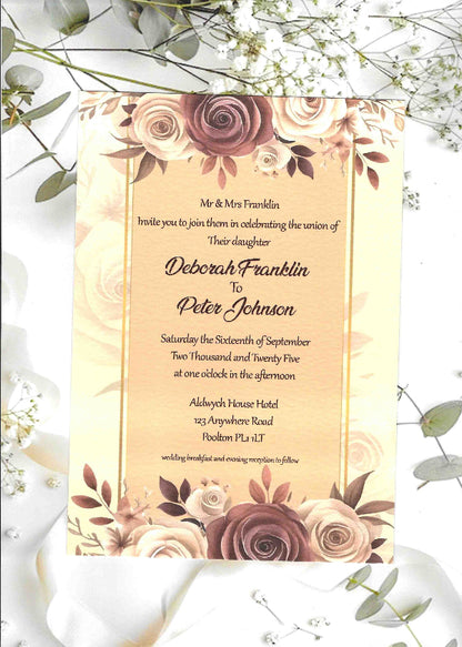 Audrey Wedding Invitation