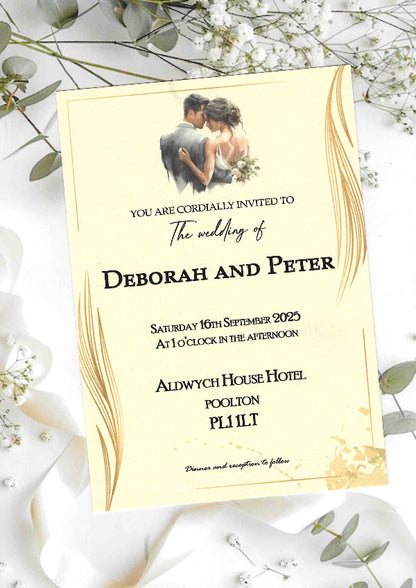 Avery Wedding Invitation