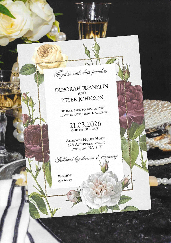 Brooke 2 Wedding Invitation