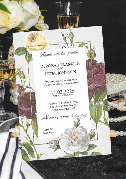 Brooke 2 Wedding Invitation