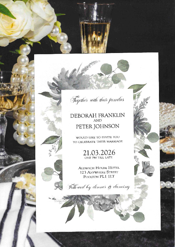 Brooke 3 Wedding Invitation