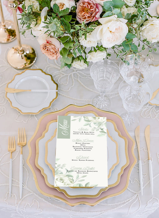 Floral Collection 3 - Menu