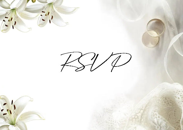 Lillies and Rings RSVP