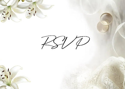 Lillies and Rings RSVP